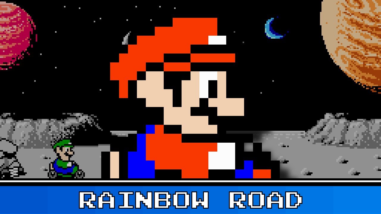 3DS Rainbow Road 8 Bit Remix - Mario Kart 7 (Konami VRC6)