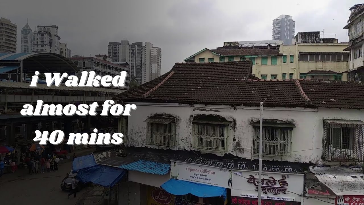Masjid Station to Grant Road Station | Mumbai, India | Walking Tour |
