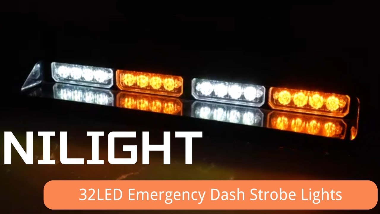 32LED Emergency Dash Strobe Lights