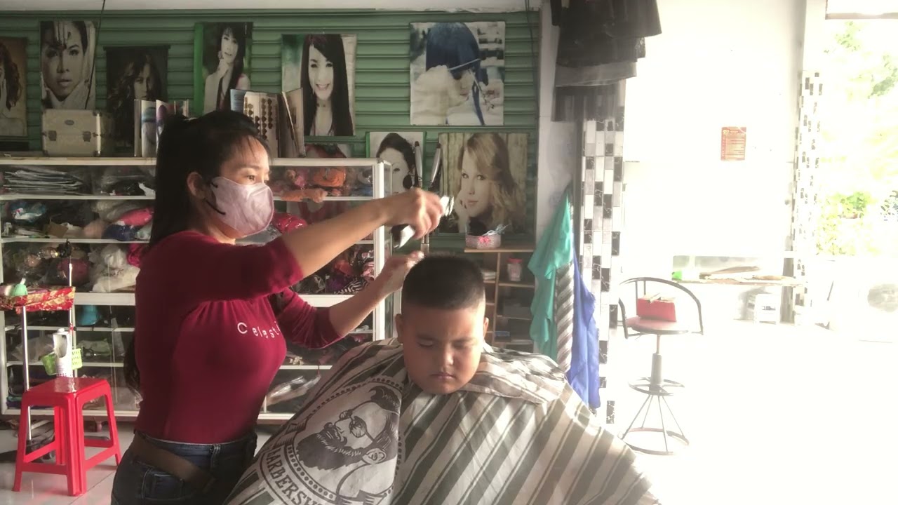 Tạo mẫu tóc cho bé trai 👦 
