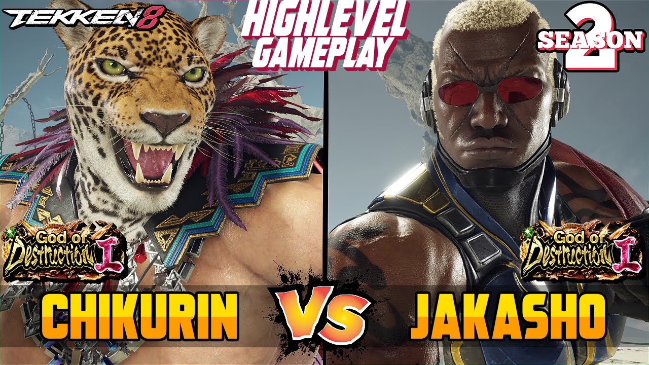 T8 &ndash; CHIKURIN (King) vs JAKASHO (Raven) &ndash; Tekken 8 High Level Gameplay
