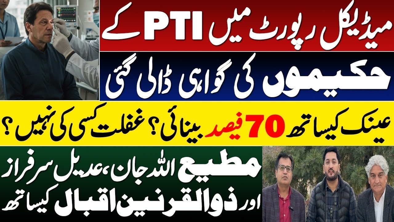 Medical report/Court order trigger new Question about Imran Khan’s eye damage,MJtv/Adeel/Zulqarnain 