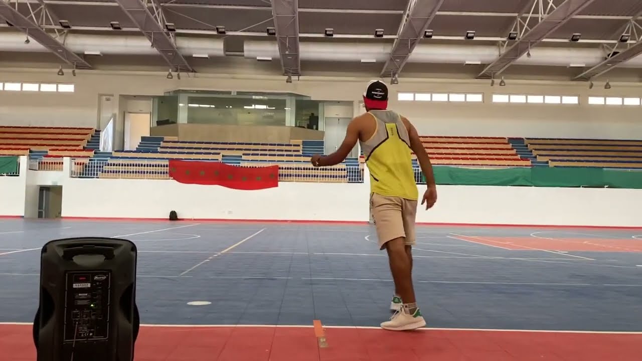 test navette pour Les arbitres de#basketball 🏀 #morocco (luc leger 20 m paliers de 1 min) #اساتذة