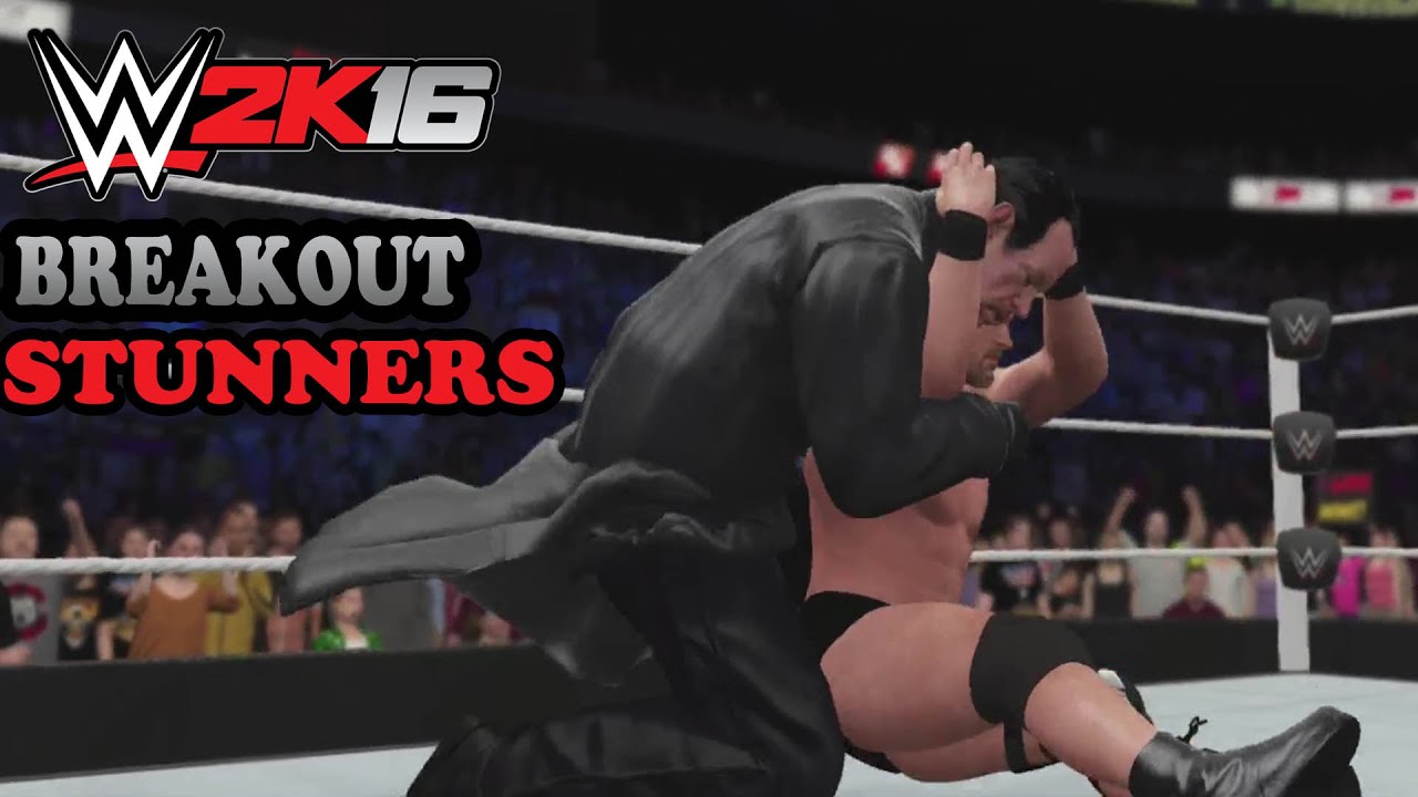 WWE 2K16 - Breakout Stone Cold Stunners [ HD ] (Stunner Compilation)