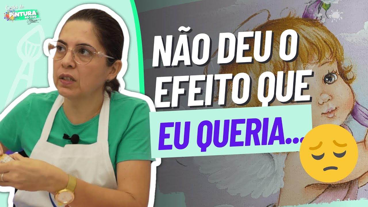 Como pintar um cabelinho de ANJO | Márcia Suelí do Cantinho de Pintura