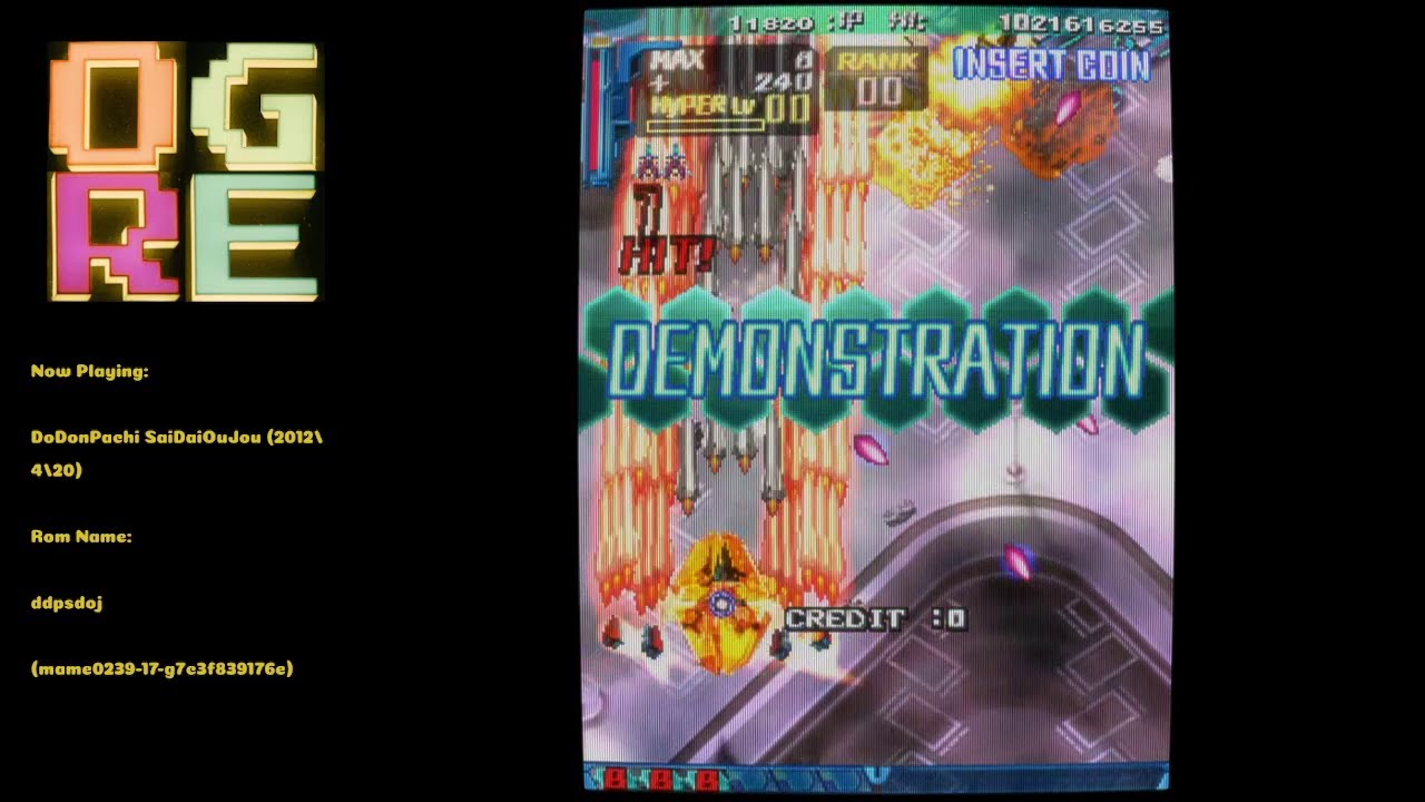 OGRE [MAME WIP 0.240] DoDonPachi SaiDaiOuJou (2012/ 4/20)
