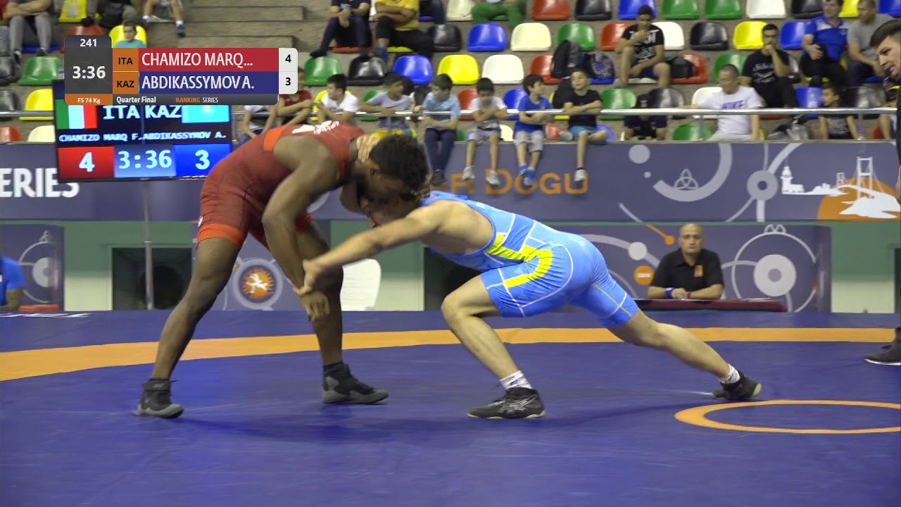 1/4 FS - 74 kg: F. CHAMIZO MARQ (ITA) v. A. ABDIKASSYMOV (KAZ)