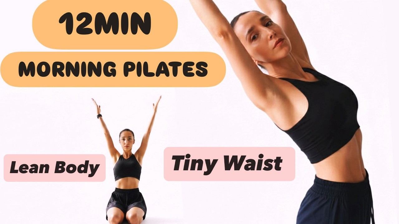 Aesthetic Morning Pilates | 12-Min Gentle but Effective Flow