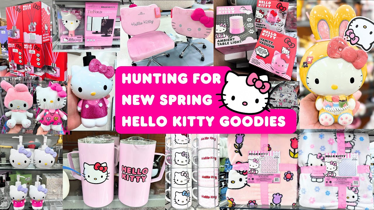 💖Hello Kitty Hunting + Hunting For NEW Spring Blankets!💖 #hellokitty #easter #sanrio