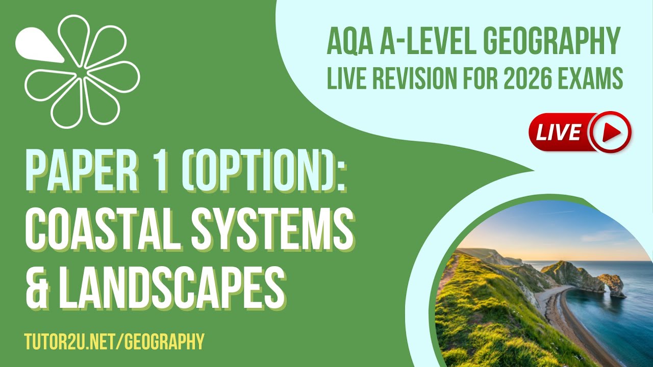 AQA A-Level Geography Live Revision for 2026 | Coastal Systems and Landscapes (Paper 1 Option)