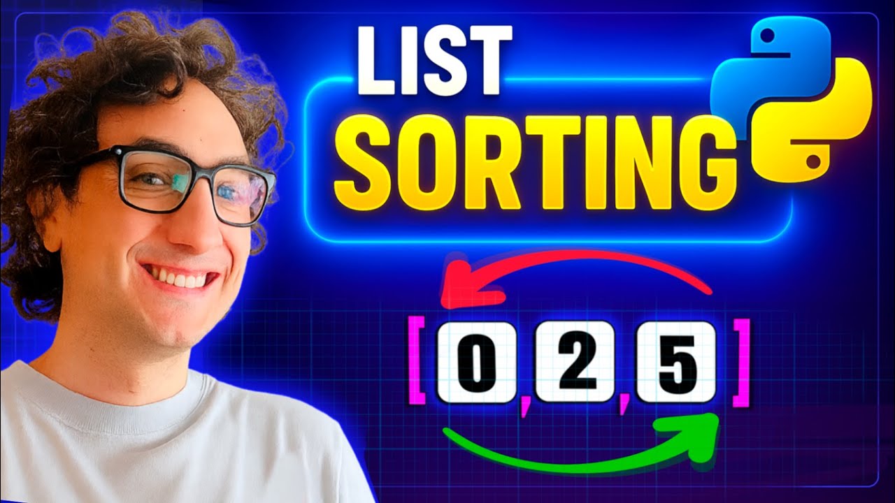 How to Order Lists in Python (Visually Explained) | sort(), sorted(), reverse() | #Python Course 28