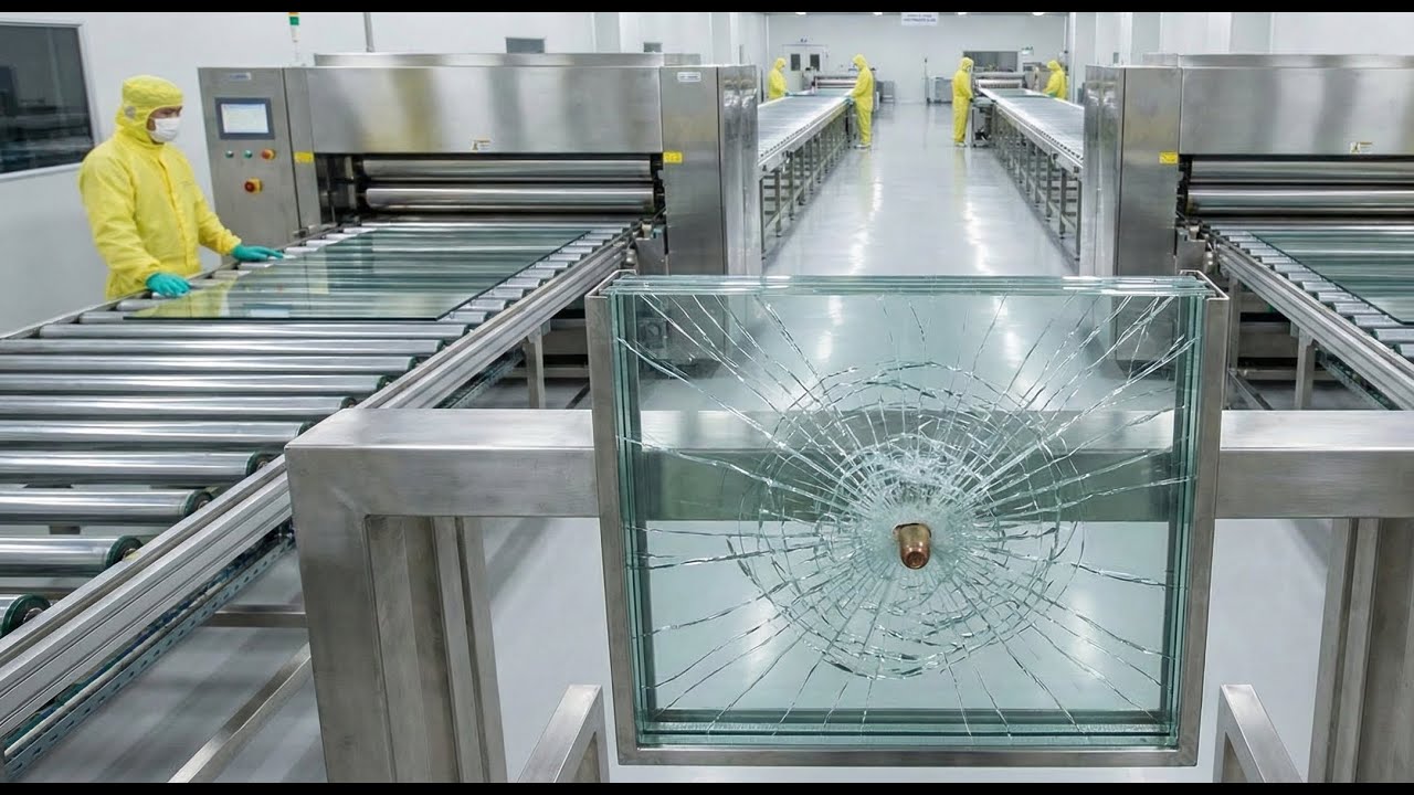 Inside the Bulletproof Glass Factory – How Indestructible Windows Are Made for Presidents (Secret)