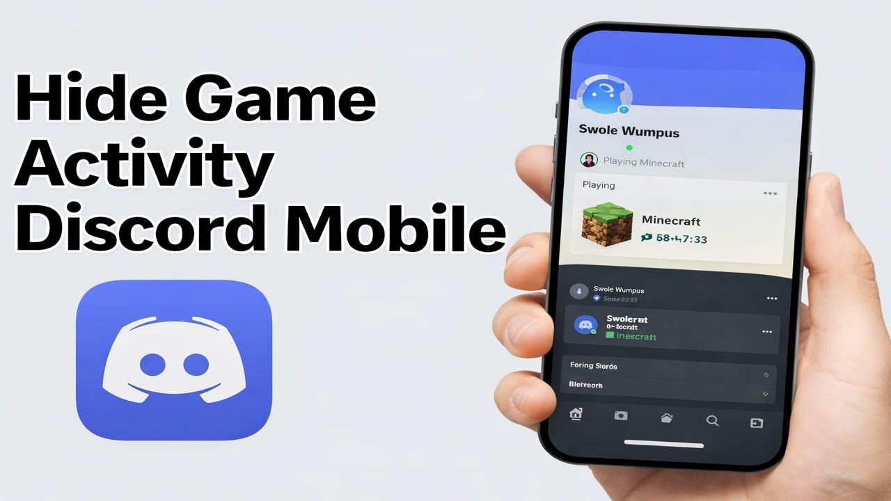Как скрыть игровую активность в Discord Mobile (2026)