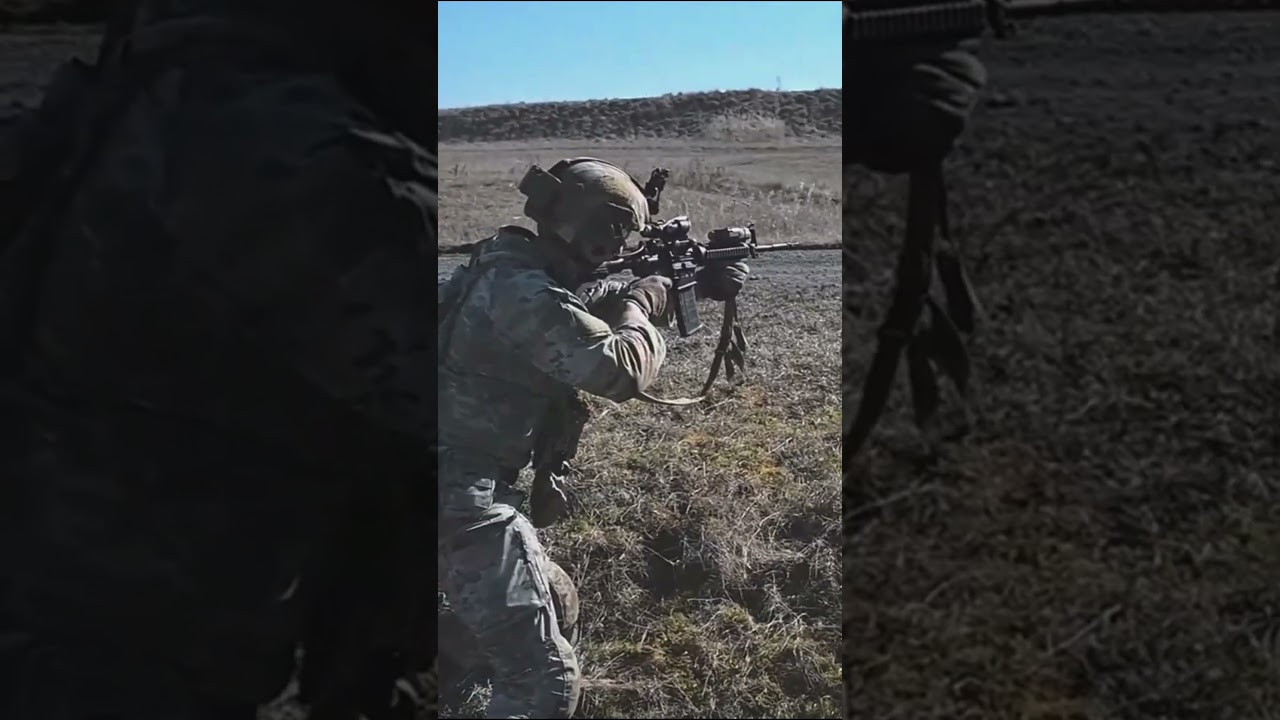 US Army Training with FN Minimi Machine Gun #usarmy #training #shooting