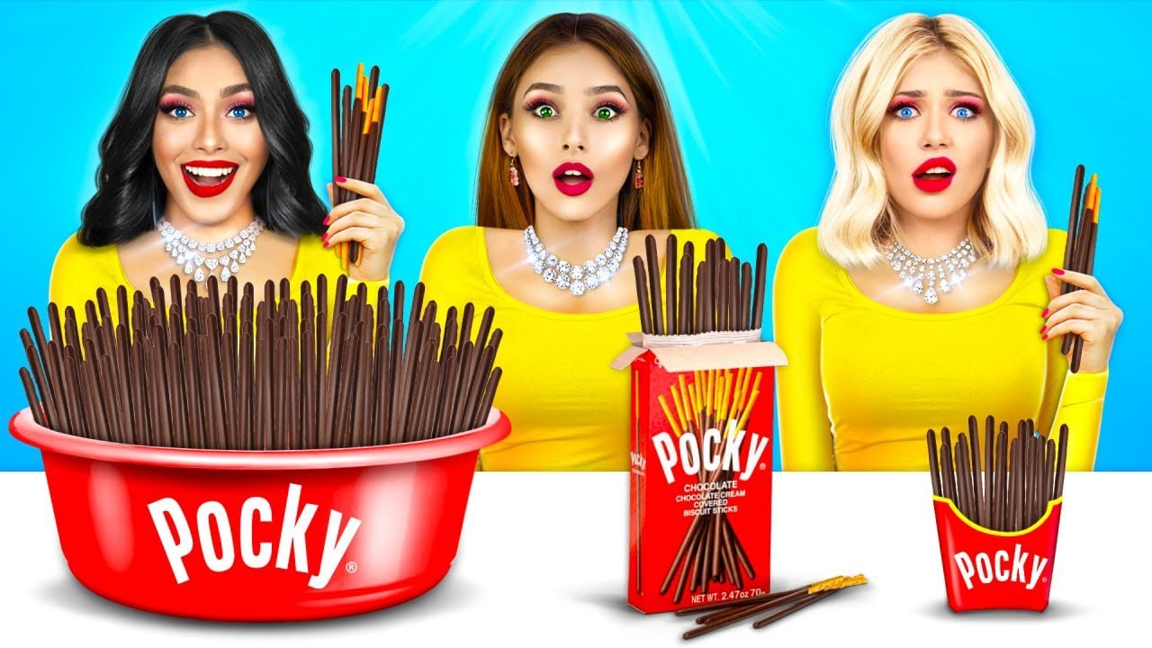 B&uuml;y&uuml;k, Orta ve K&uuml;&ccedil;&uuml;k Tabak M&uuml;cadelesi | RATATA POWER&rsquo;dan Yumuşak Vs Sert Yiyecekler Yeme Savaşı