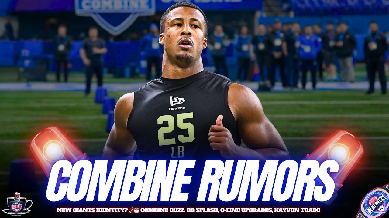 Giants Combine Rumors EXPLODE ☕💥 Run-Heavy Harbaugh Era? Kayvon Trade Talk