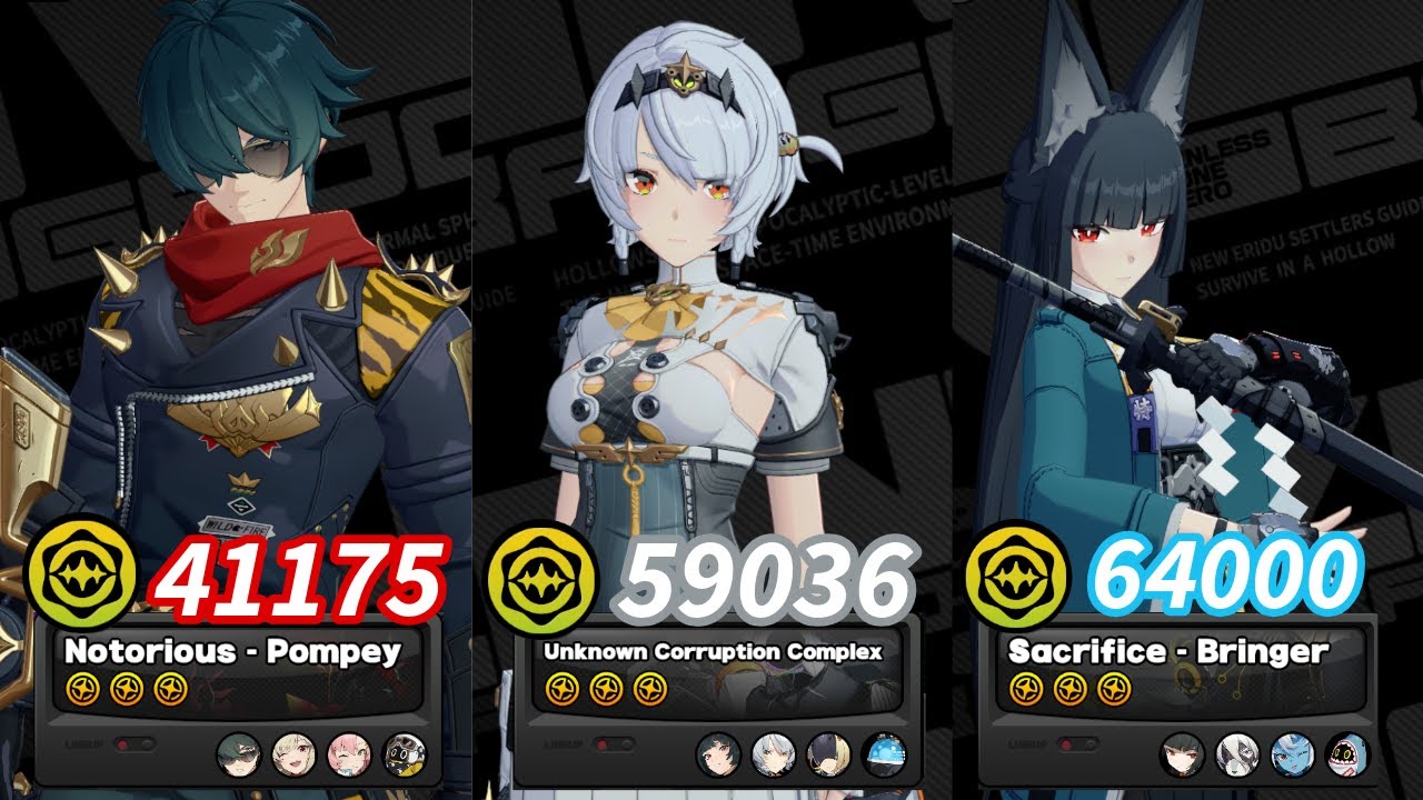 ZZZ 2.0 Deadly Assault Total Score (164211) | DPS Lighter, Sanby & Miyabi