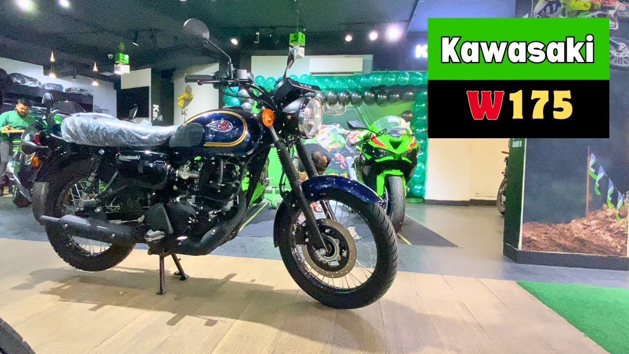 এসেগেছে 2024 Kawasaki w175 OBD 2 - The Most Affortable Kawasaki Bike ever | Detailed Review, Mileage
