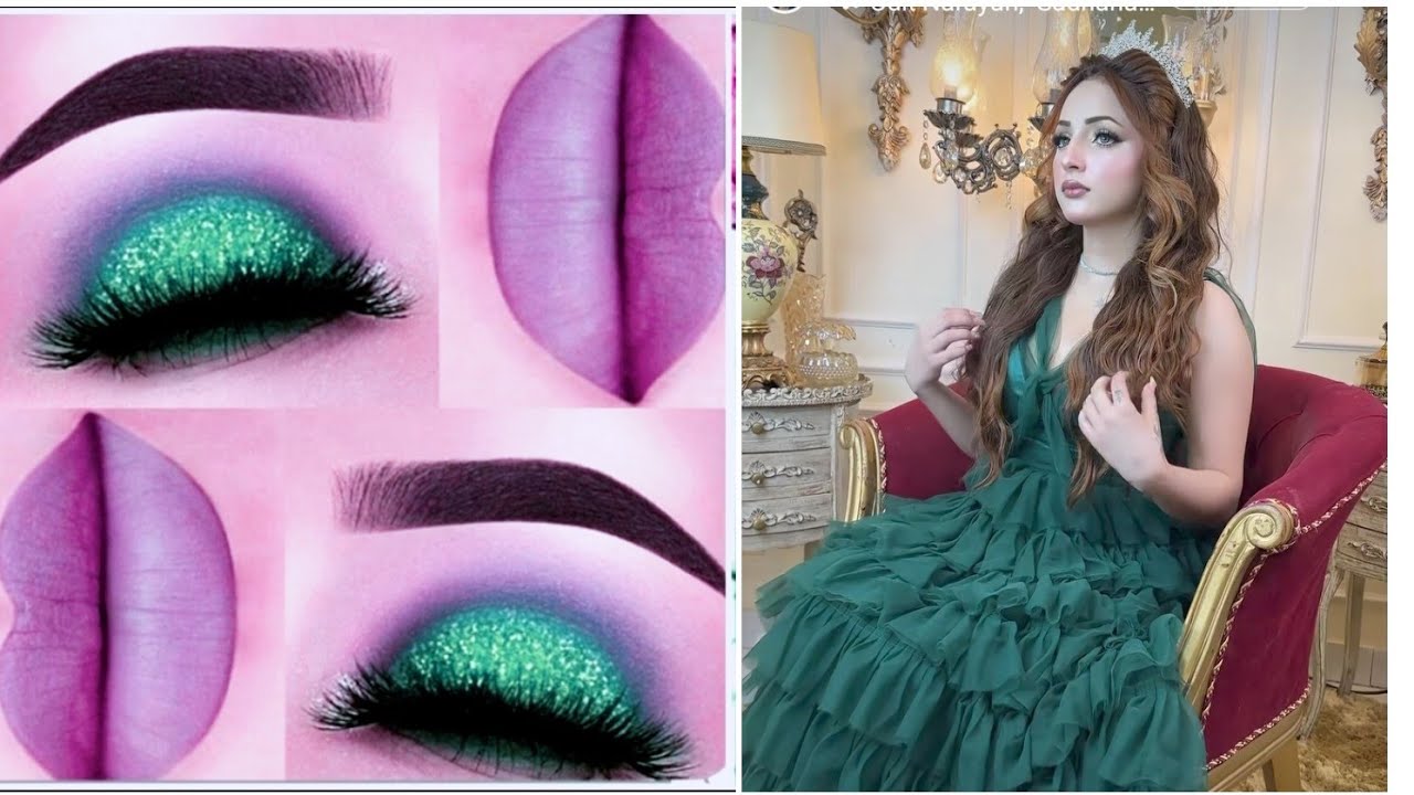 Green eye makeup tutorial for beginners 