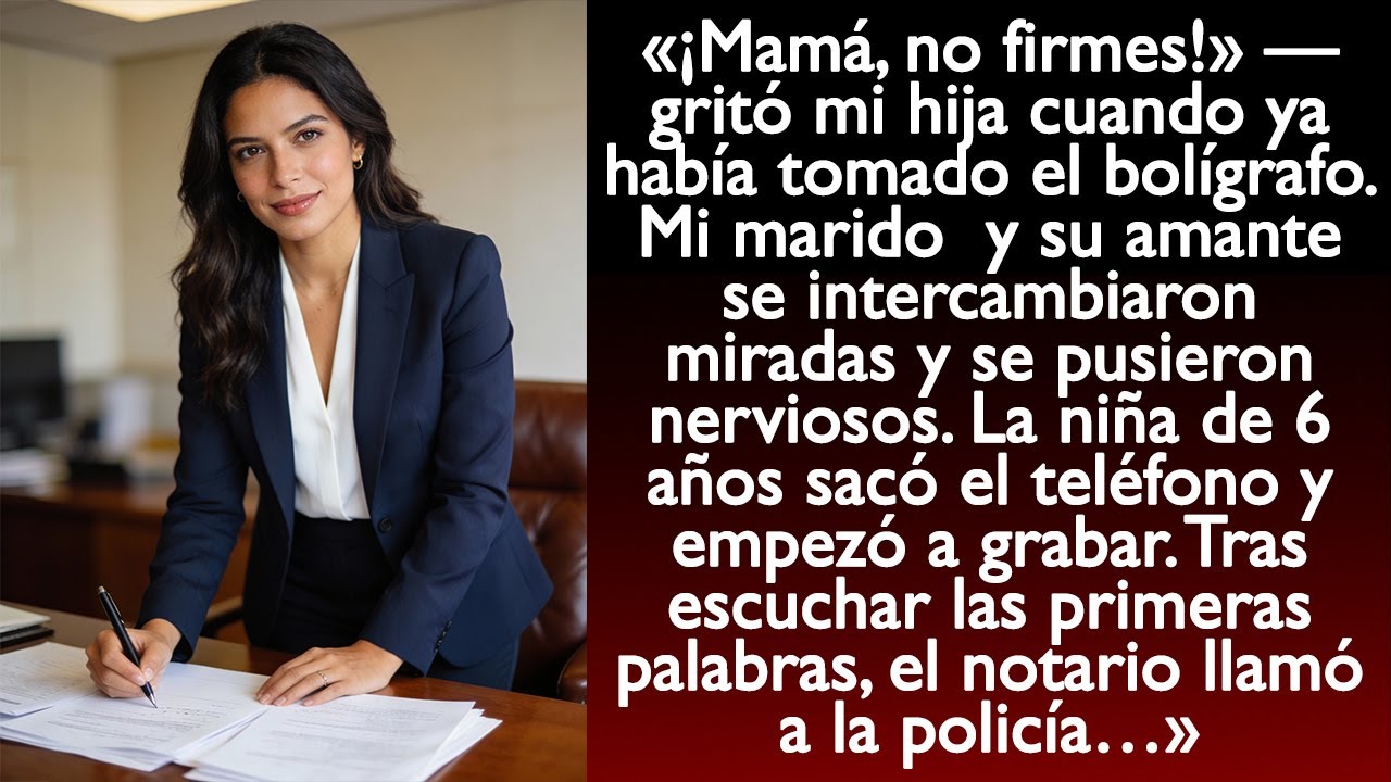 «¡Mamá, no firmes!» El marido y su amante se miraron y se pusieron nerviosos