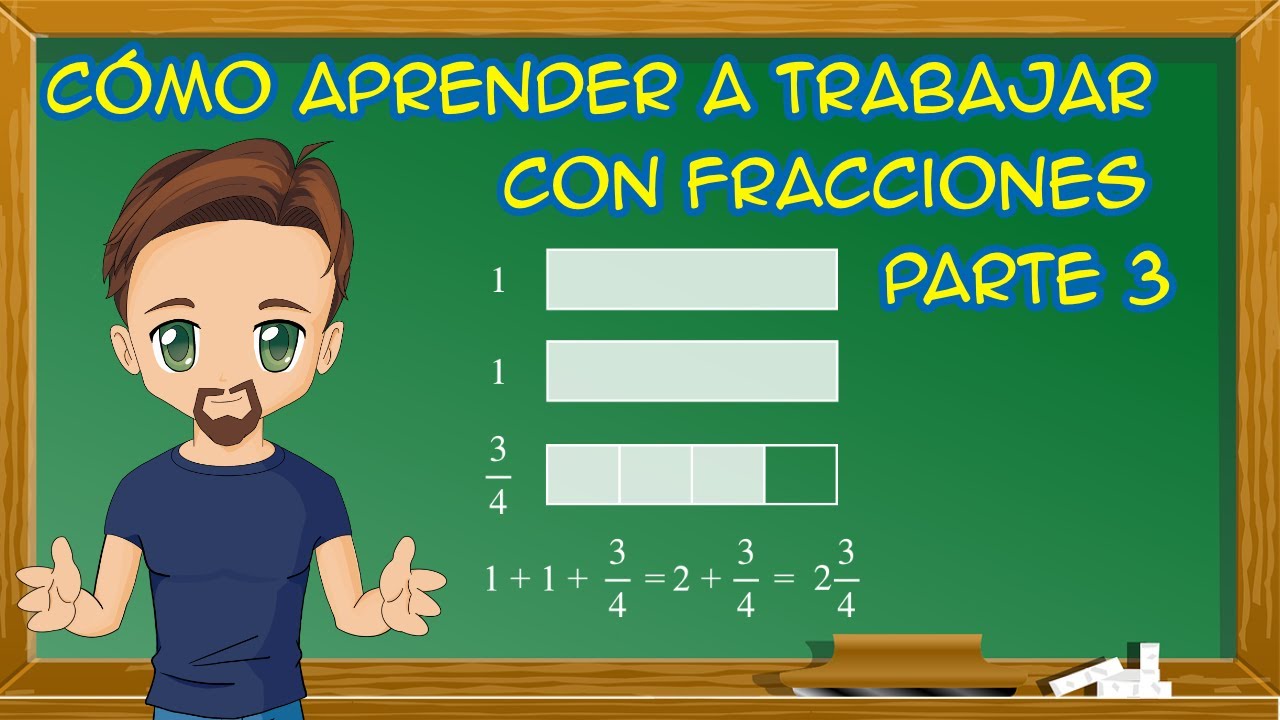 Método Singapur. Cómo trabajar con fracciones PARTE 3 | Número mixto, fracción propia e impropia