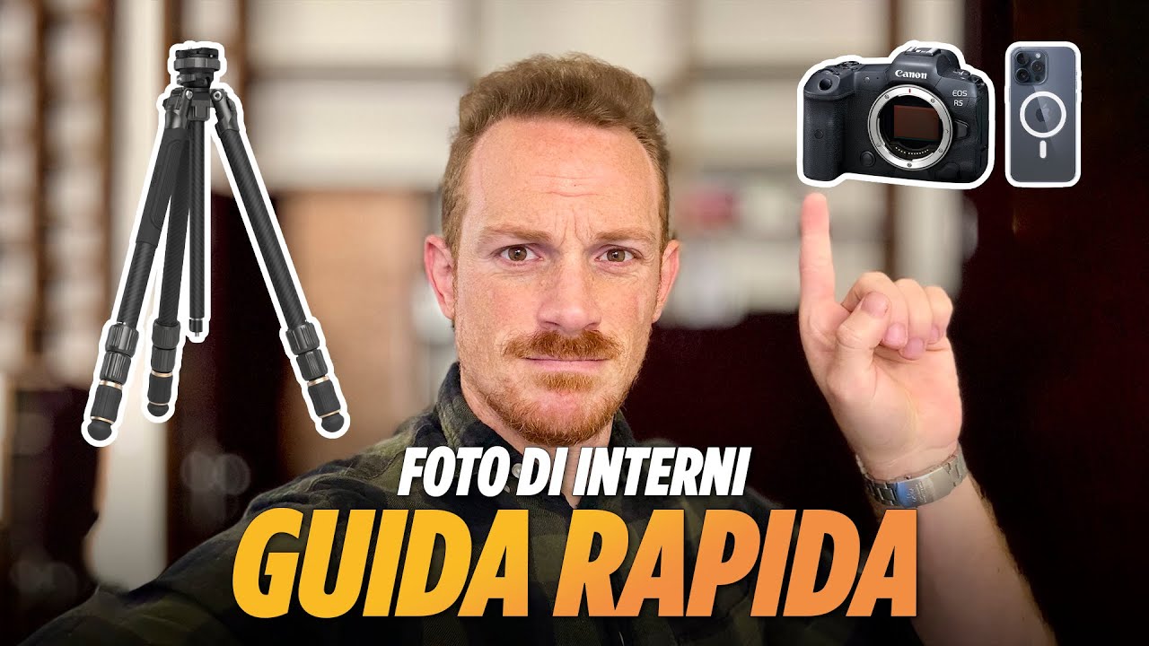Guida COMPLETA per FOTO DI INTERNI perfette | come fare foto per aziende con Canon o iPhone 15 Pro