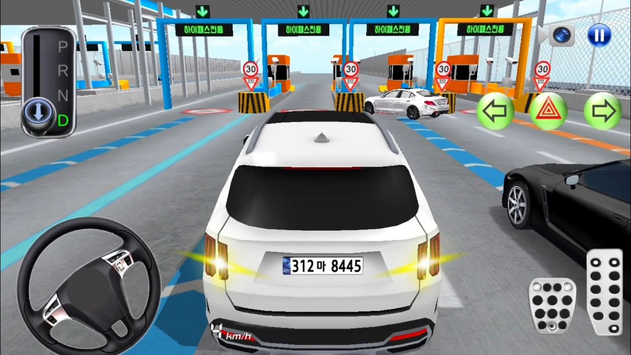 Hyundai Palisade vs Traffic! Highway Toll Plaza Challenge Gameplay