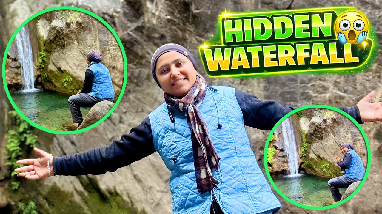 Hidden Waterfall in Mountains 😍 | Secret Place Explore