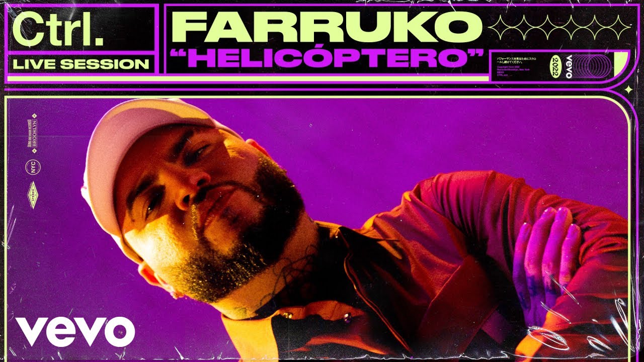 Farruko - Helic&oacute;ptero (Live Session) | Vevo Ctrl