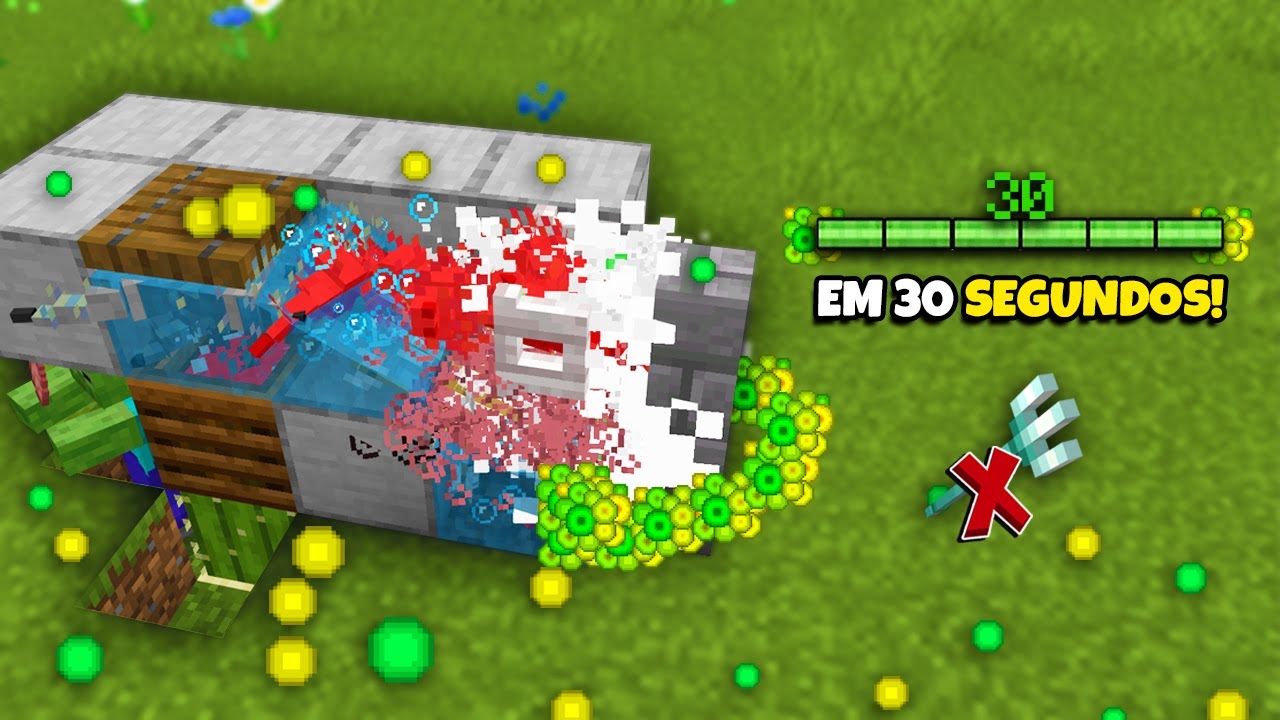 NOVA MELHOR FARM de XP do Minecraft Bedrock 1.21