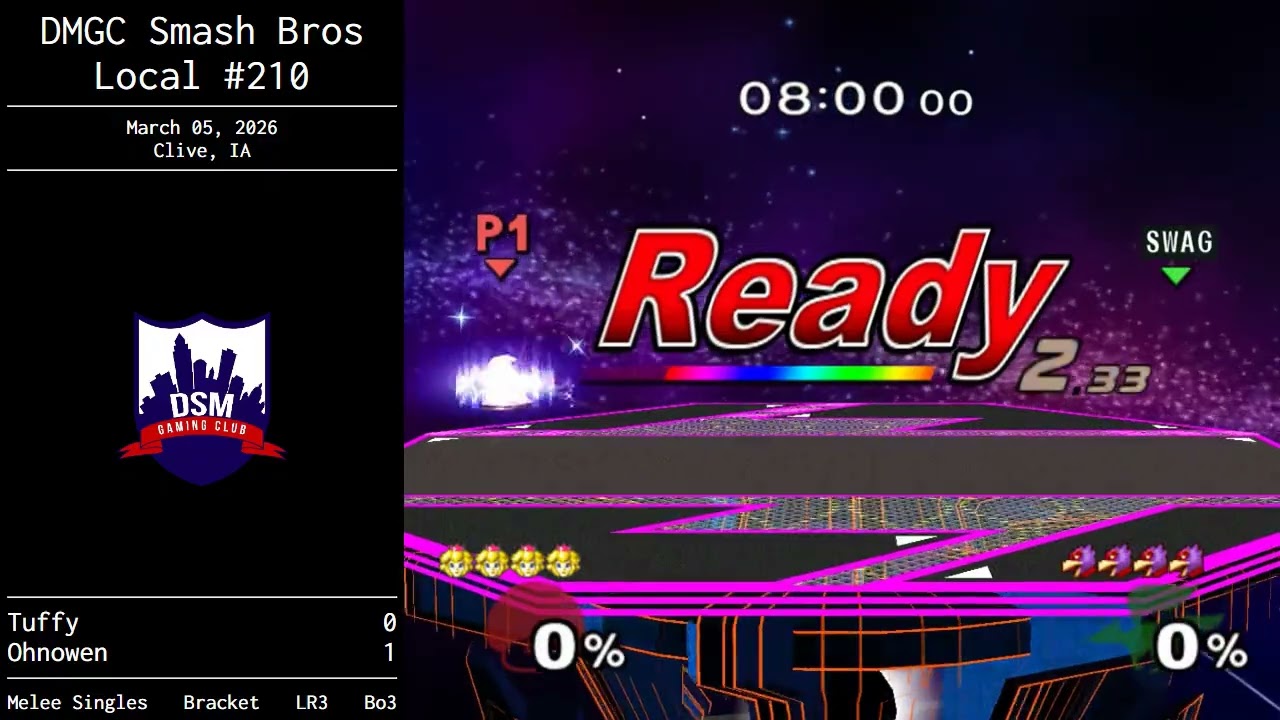 Tuffy vs Ohnowen – DMGC Smash Bros Local #210 – Losers Round 3
