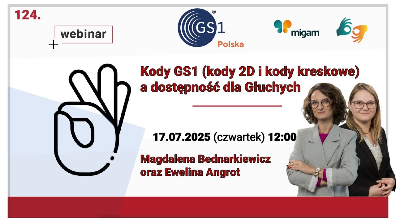 Kody od GS1 (kody 2D i kody kreskowe) a dostępność