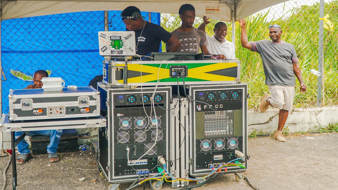Interceptor Sound & Bass Odyssey Sound Setup & Test In Runaway Bay St. Ann 11/6/22 With Dub Juggling