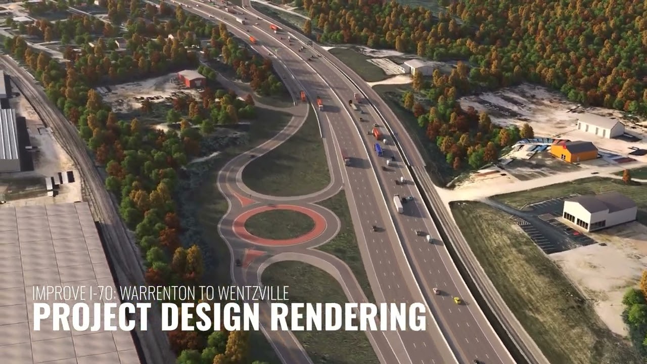 Improve I-70: Warrenton to Wentzville - Grading Work at I-70/I64/U.S. 61