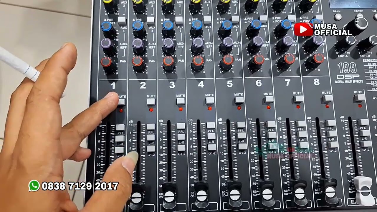 mixer bagus 8 channel dari ashley - King 8 Premium