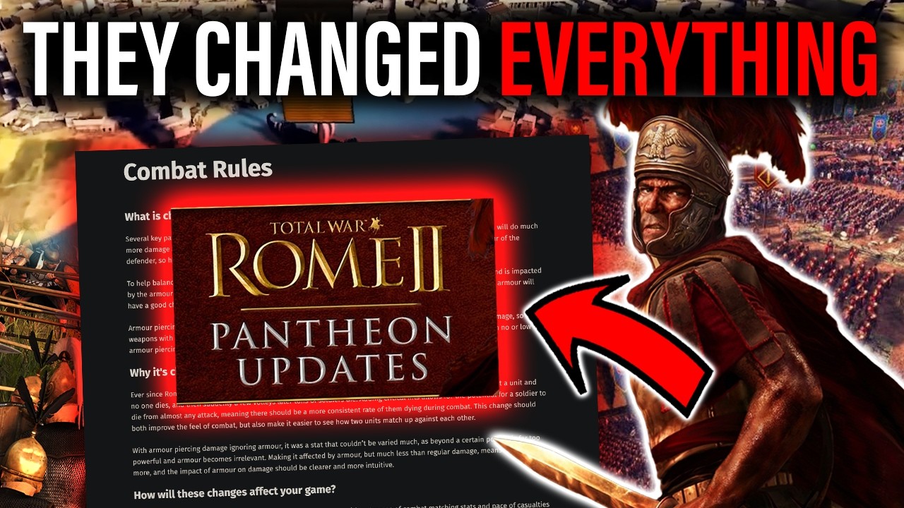У меня очень СМЕШАННЫЕ чувства по поводу нового обновления для Rome 2