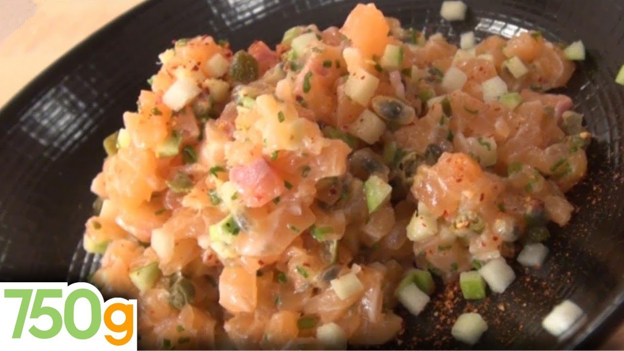 Recette du Tartare de saumon facile et rapide - 750g