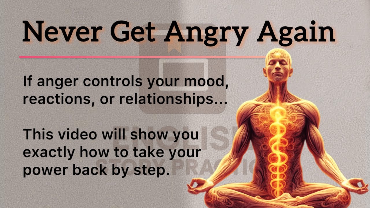 How to Never Get Angry Again or Bothered By Anyone || Graded Reader || Improve Your English Skills ✅