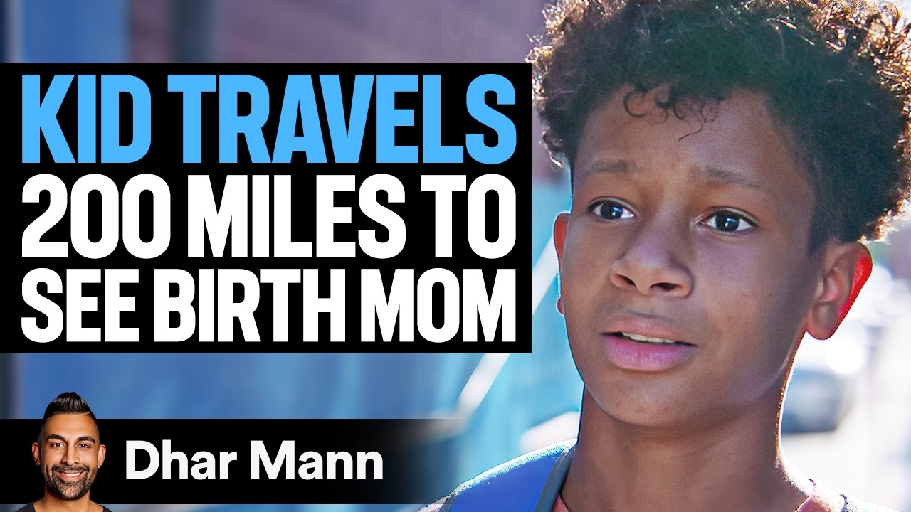 Kid TRAVELS 200 Miles To SEE Birth MOM | Dhar Mann Studios