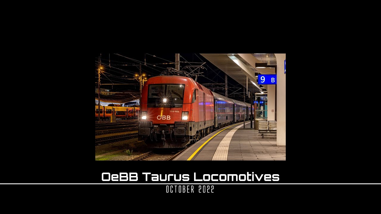 [4K60] Austrian Taurus Locomotives