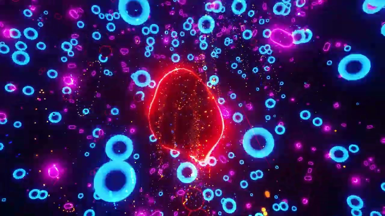 Desert Nights ✨ Oriental Electronic & 4K Abstract VJ Loops | Relaxing Background