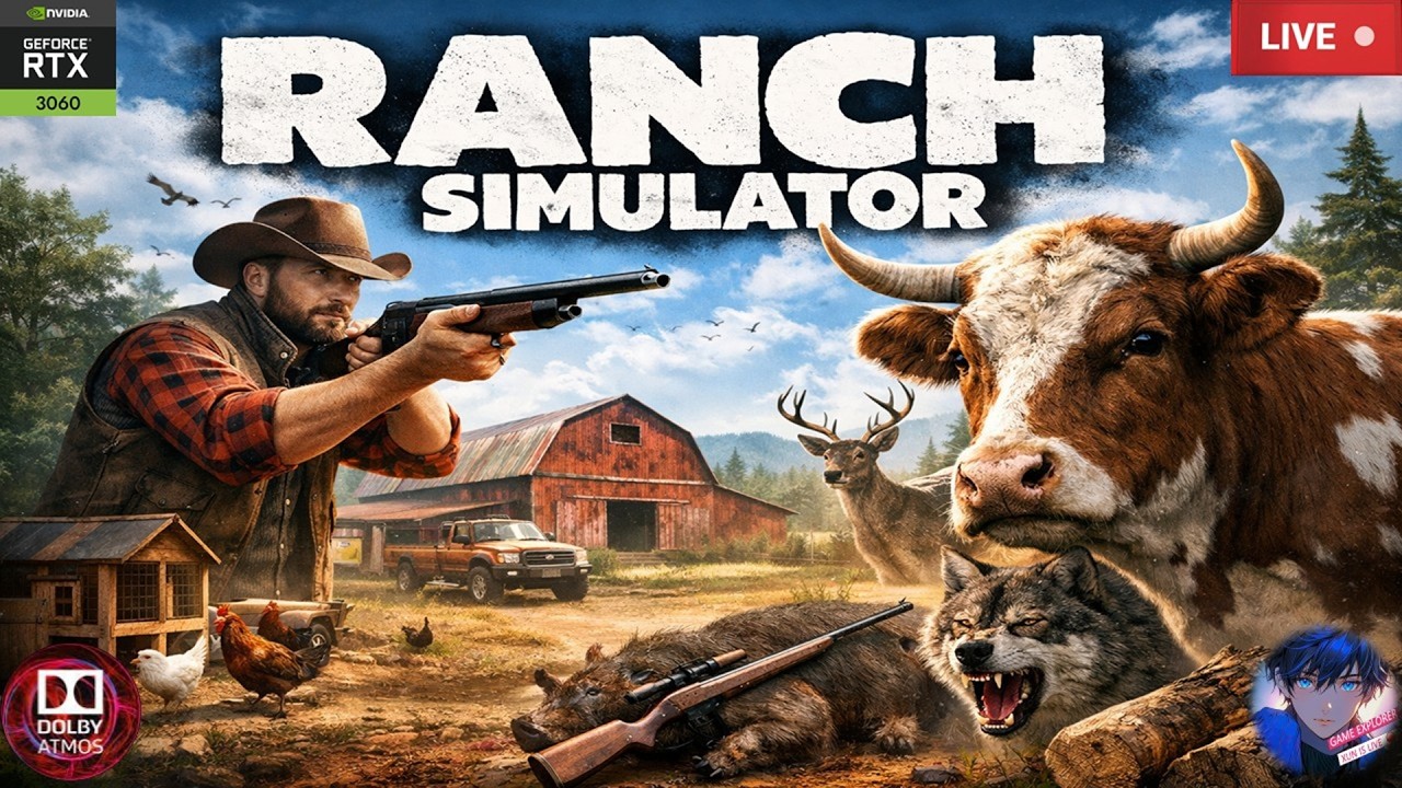 Ranch Simulator 💰🔥 | Can I Build My Dream Palace? | GAME EXPLORER IS LIVE #xuntunma