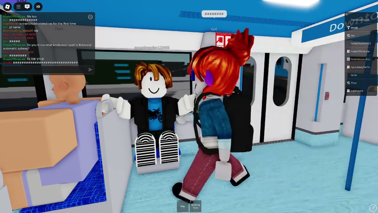 fun with friends in , robloxian automatic subway!