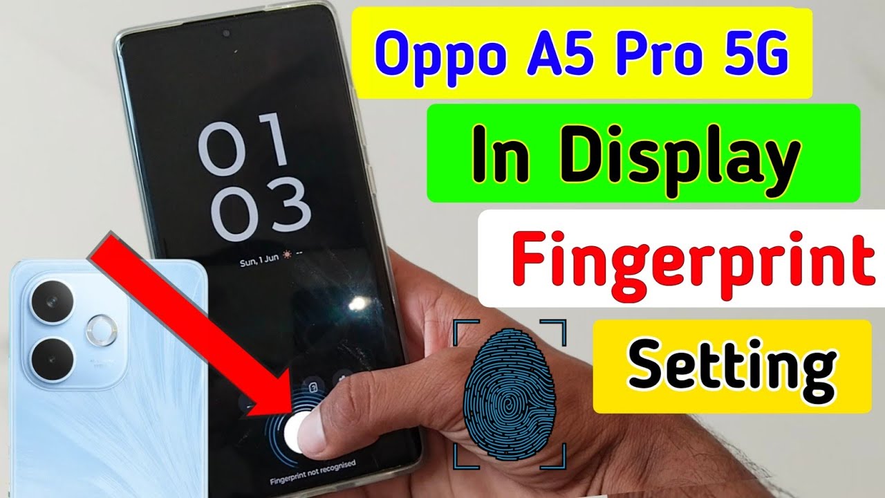 Oppo a5 pro 5g fingerprint lock setting | oppo a5 pro 5g display fingerprint | oppo a5 pro 5g