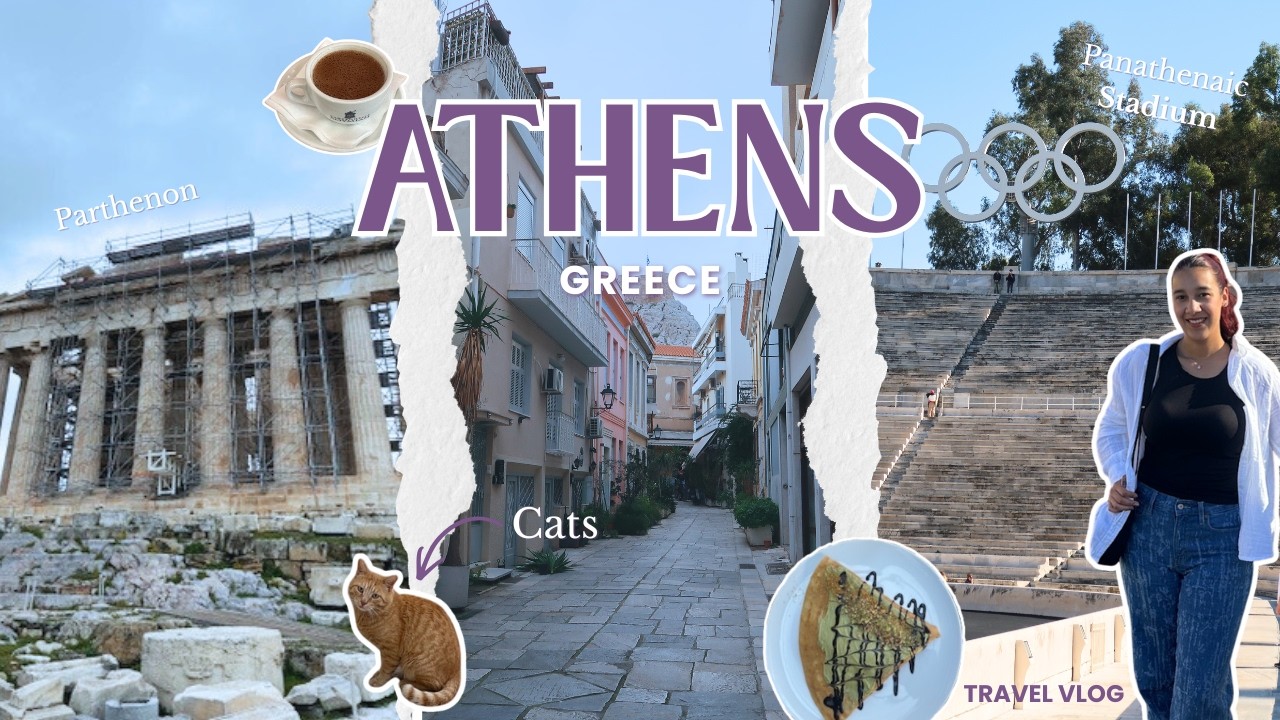 Athens, Greece | Winter Travel Vlog 2026 | Exploring Iconic Sites | Relaxed-paced vlog