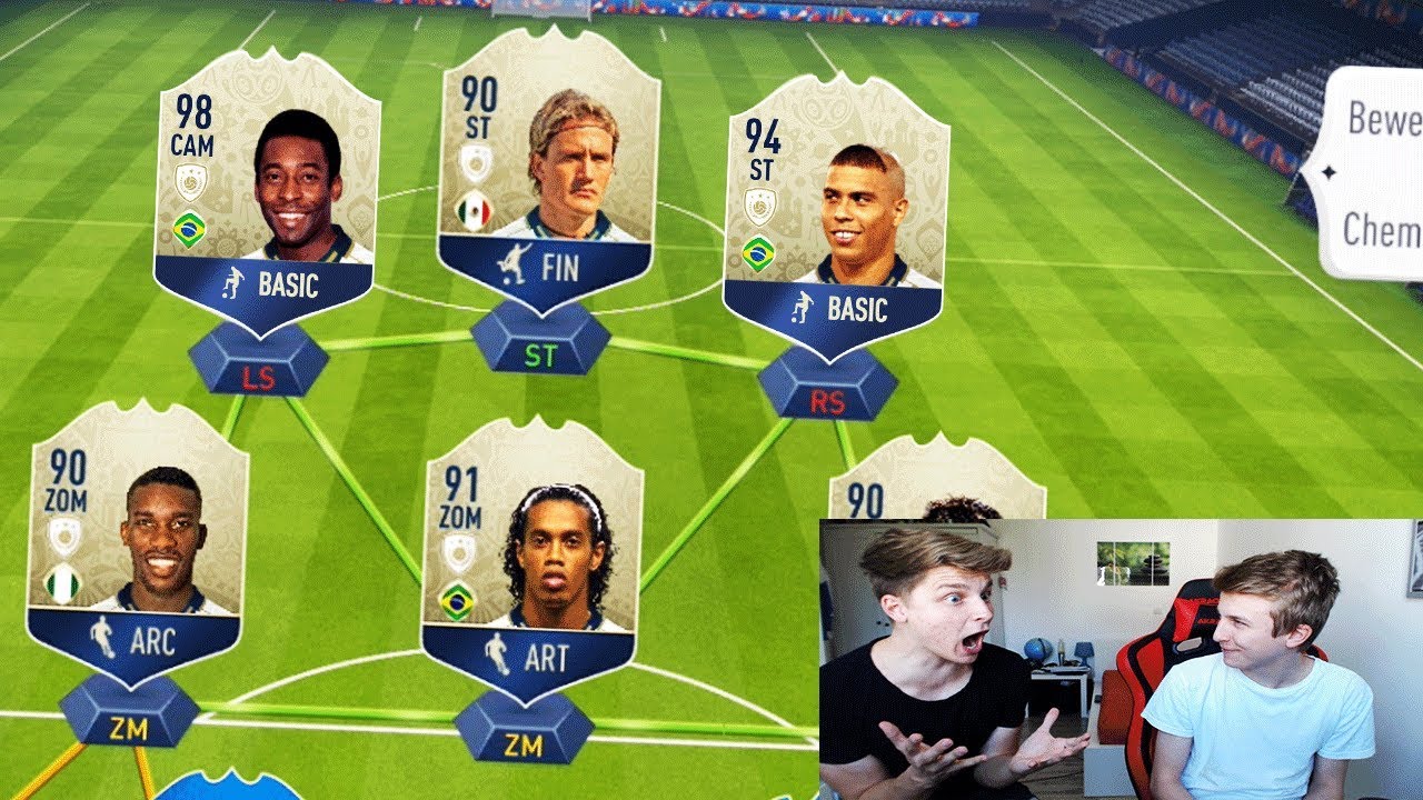 Schaffe Ich endlich die SCHWERSTE Full ICON Fut Draft Challenge vs. Bruder! 😱 Fifa 18 Ultimate Team
