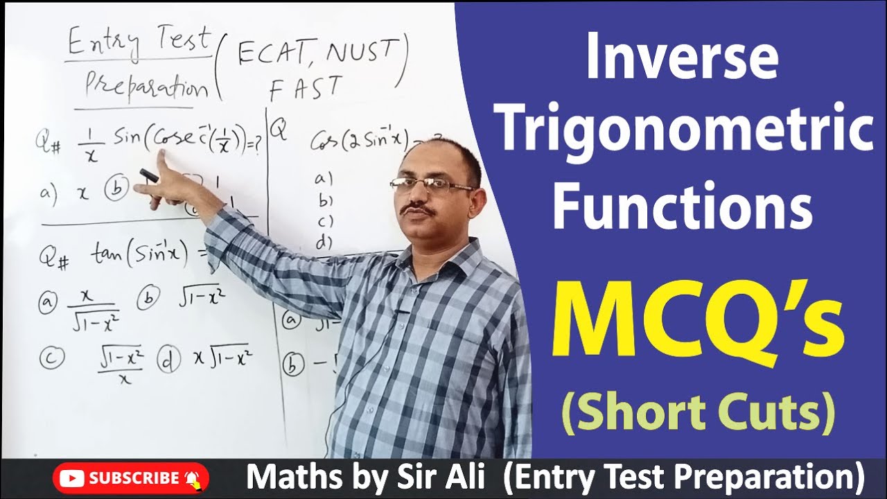Inverse Trigonomatric Functions | ECAT | FAST | ETEA | NUST Entry Test Preparation