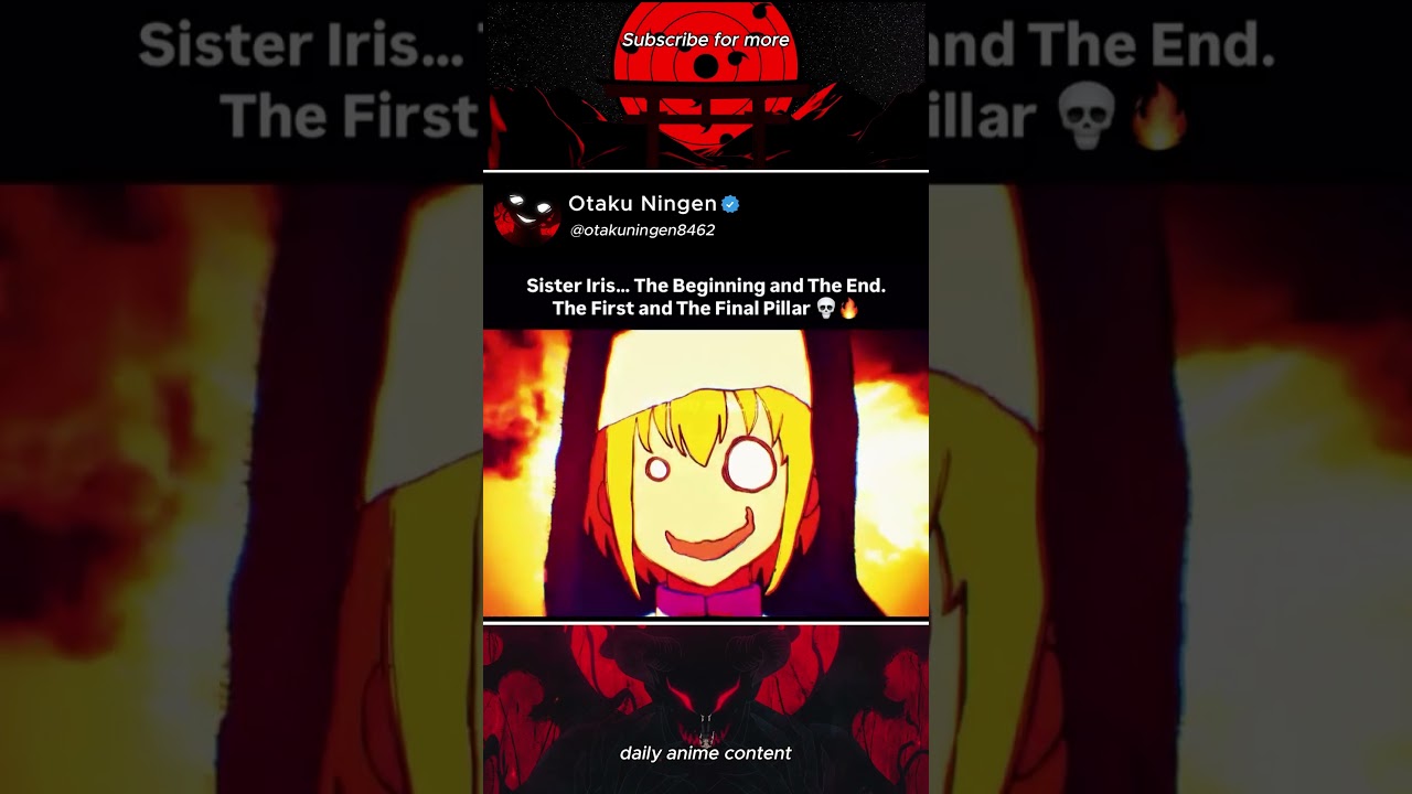 Sister Iris and Amaterasu are related 💀🤯 #anime #animeedit #fireforce #benimaru #sisterlily