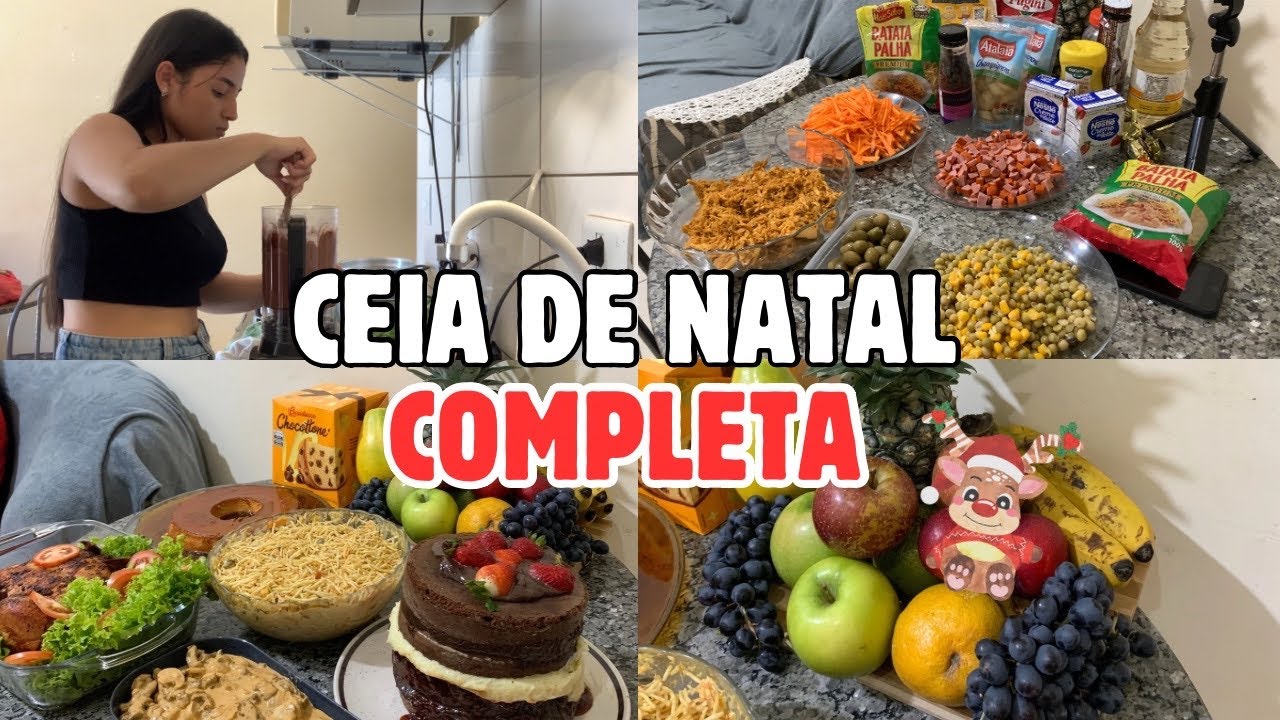 PREPARATIVOS PARA CEIA DE NATAL , ceia completa 2024❤️🎄