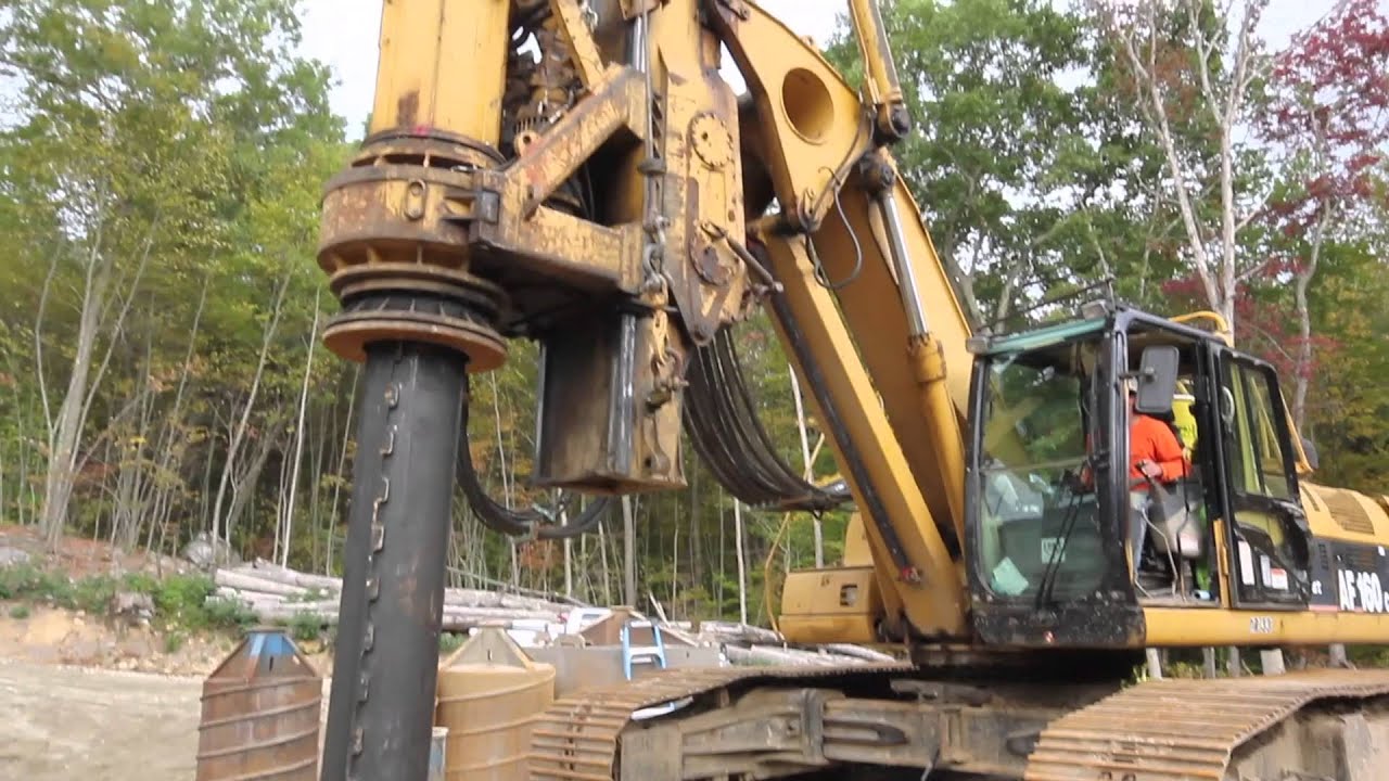IMT AF-160 Drilling with Core Barrel Hard Rock Foundation Drill